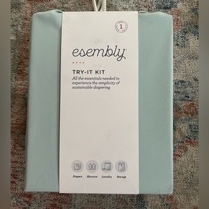 Esembly Cloth Diaper Try-It Kit, Starter Set of Organic, Reusable Diapers